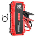 4000A Peak Current, 21800mAh Jump Starter – Supports 12V Vehicle Starting, Portable Power Bank, and Flashlight