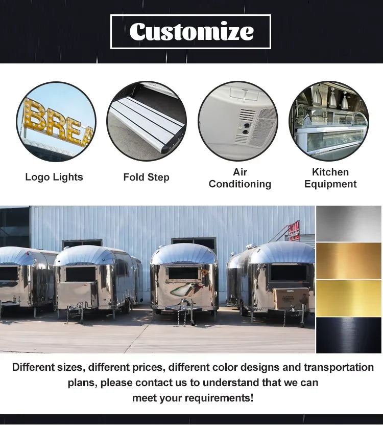 Customized Offroad Outdoor Pop Up Camper Trailer Portable Travel RV Caravan with Bathroom for Camping Trips