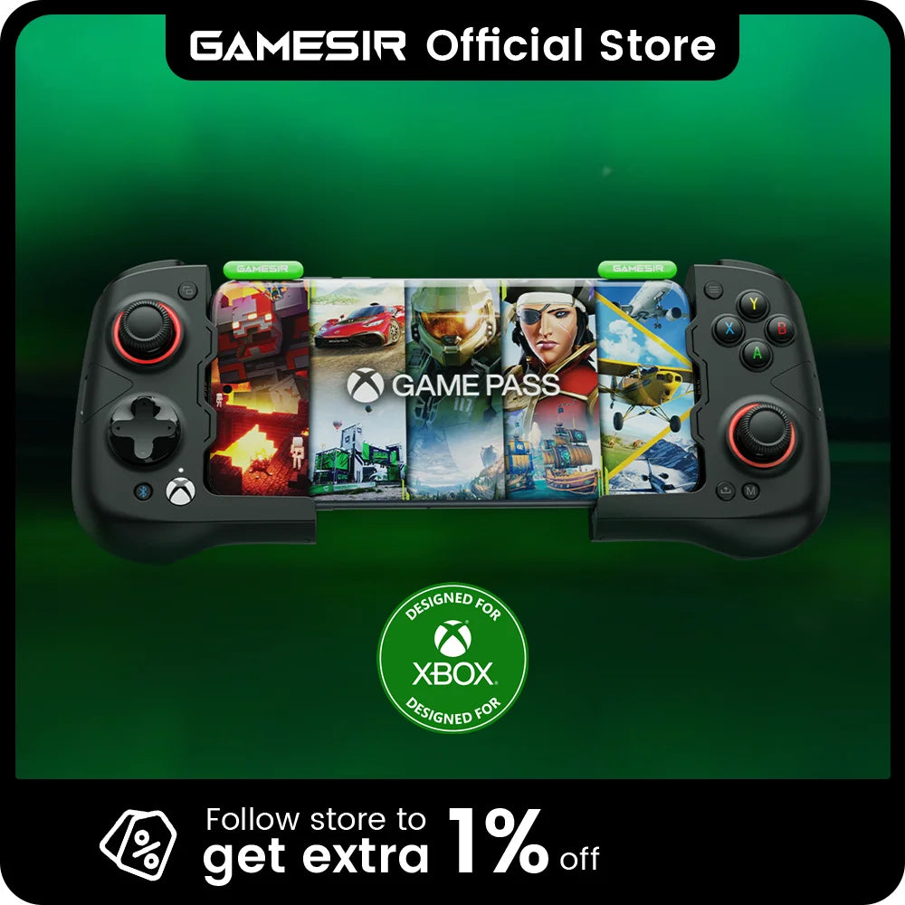 GameSir X4 Aileron Xbox Game Controller Hall Effect Gaming Gamepad for Xbox Game Pass, STADIA, XCloud, GeForce Now Cloud Gaming