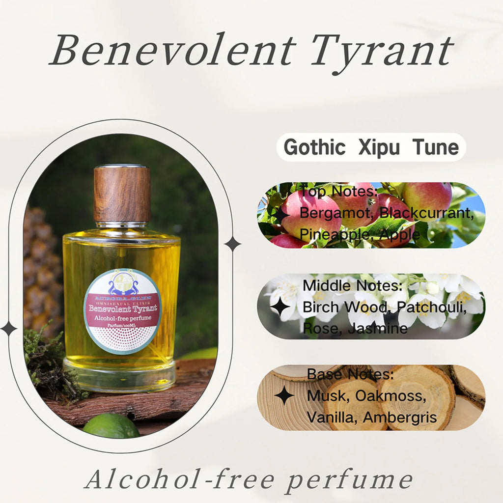Benevolent Tyrant Men's Fragrance,100ml Large-Size, Intense Scent,Long-Lasting Aromatherapy Essential Oil,Alcohol-Free