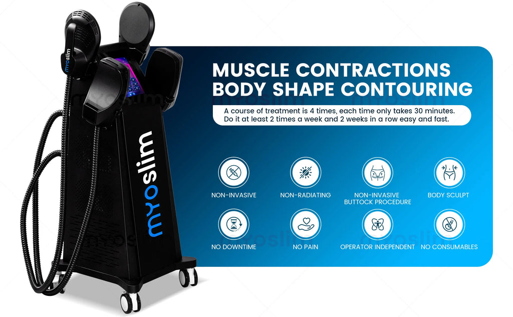 MYOslim Professional EMS Body Sculpt Machine for Beauty Salon Spa Fat Reduction Muscle Building Waist Hip Lift Equipment