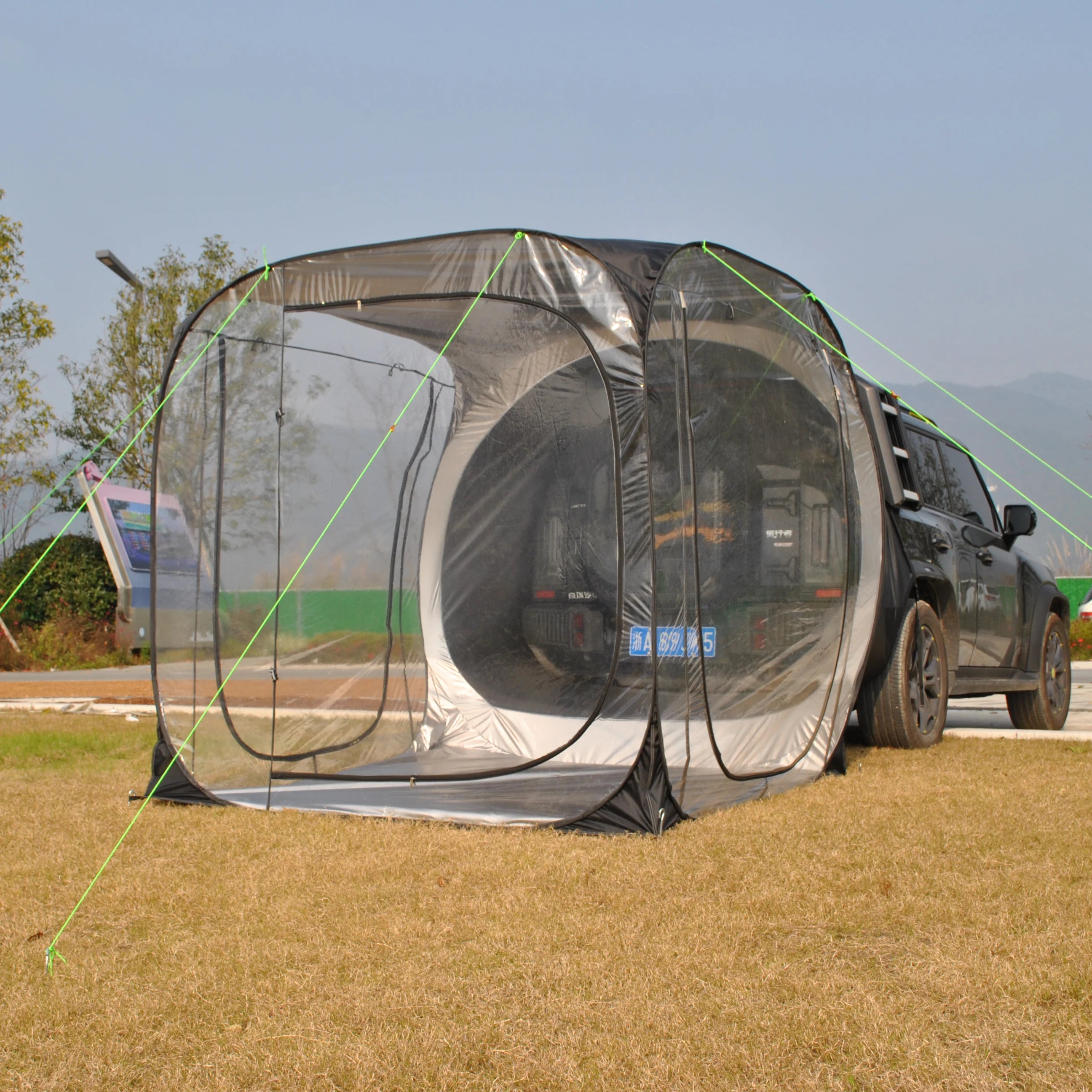 Car Tent trailer Tent, Car Tailgate Tent,Pop Up Car Rear Tent, SUV Tents Car Tents for Campers Multipurpose Truck Tent