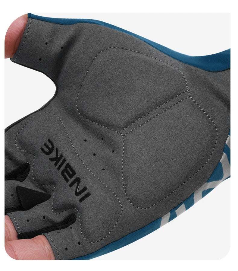 INBIKE Cycling Gloves Half Finger Summer Men Women MTB Gloves Shock-absorption Mountain Bike Sports Gloves Cycling Accessories