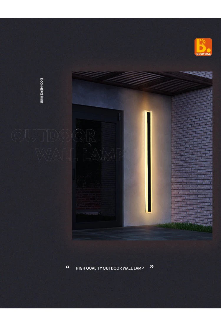 Outdoor Wall Light Garage Door Garden Decoration Porch Lamp Front Door Decor Lights IP65 Waterproof Anti-Water Wall Lighting