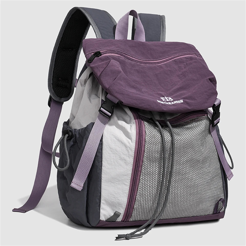 Fashion Commuter Backpack Female Waterproof Nylon Daypack Women Large Capacity School Bag for Girls Lightweight Travel Knapsack