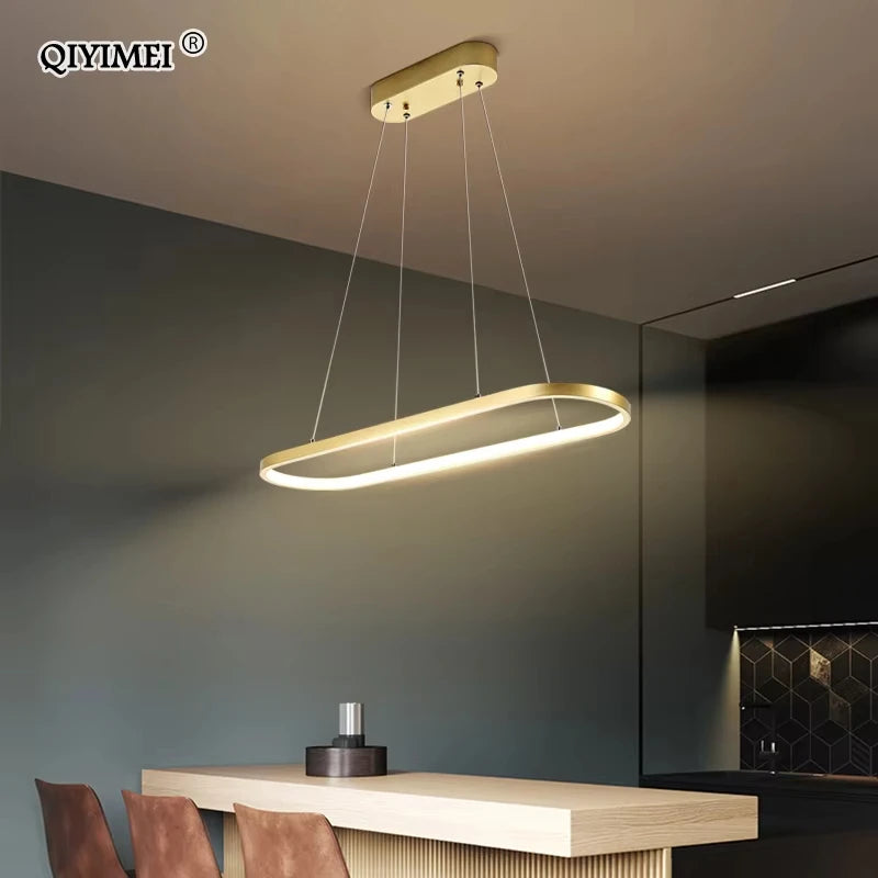 Modern Led Pendant Lighting Indoor Lamps For Restaurant Bedroom Living Room Lights Remote Control Decorative Lamparas AC110/220V
