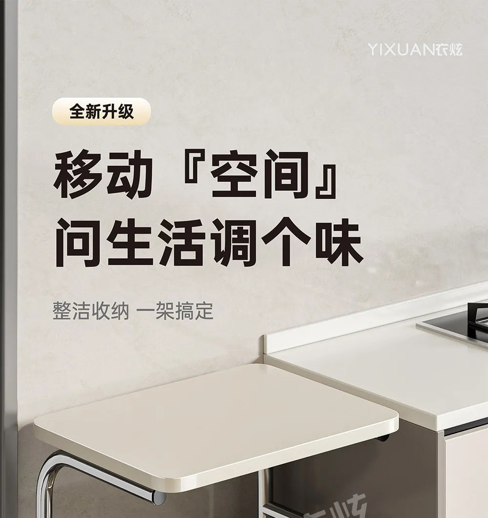 Kitchen Islands And Carts Trolley Rack Mobile Multi Functional Household Multi Layer Storage Organizer Cart Rack Shelf Furniture