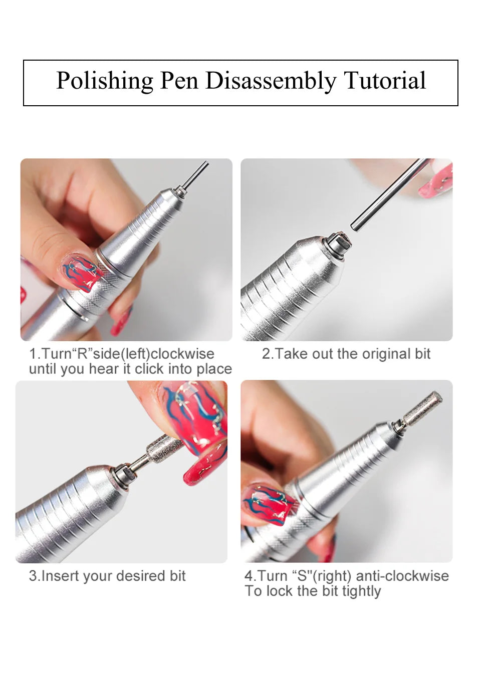 35000/20000 RPM Electric Nail Drill Machine Mill Cutter Sets for Manicure Nail Tips Manicure Electric Nails Pedicure File Tools