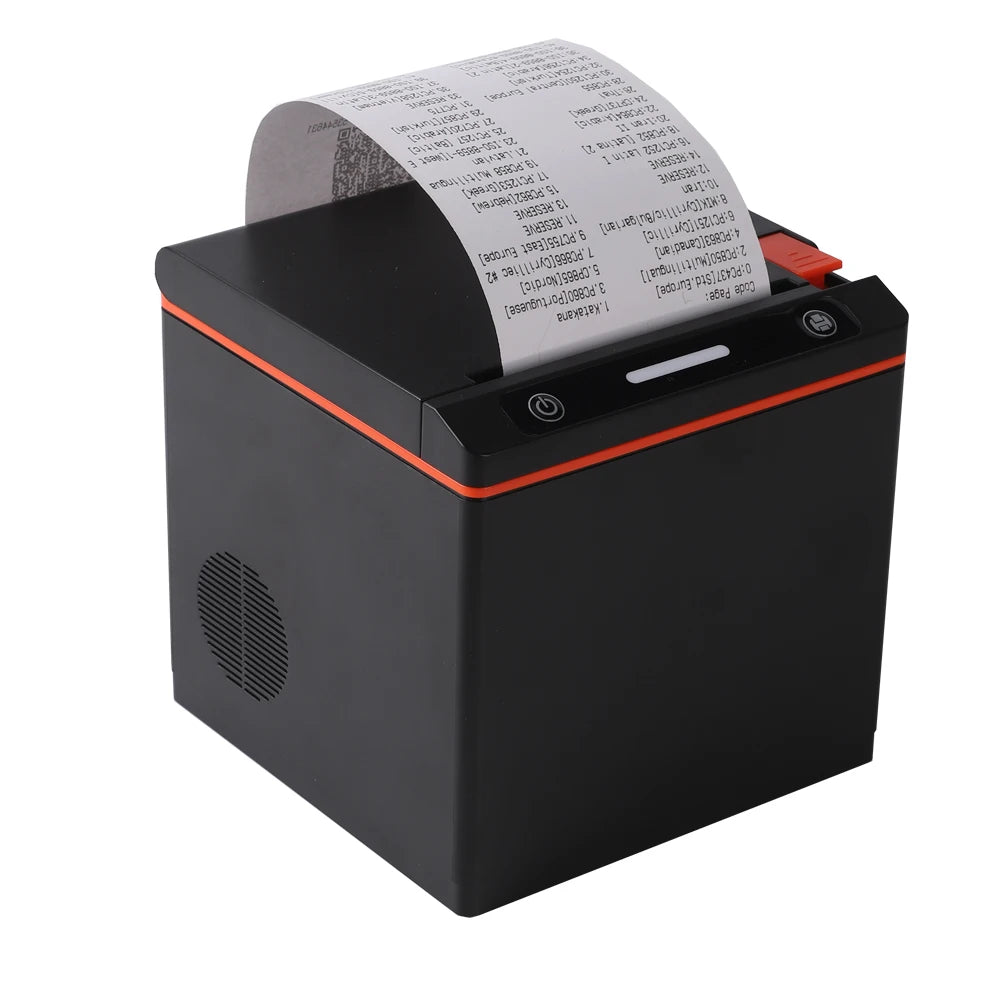 HS-KH80 Thermal Receipt Printer Datasheet Print width 72mm Printing speed 300mm/s Interface USB/ LAN/ Bluetooth/WIFI/4G
