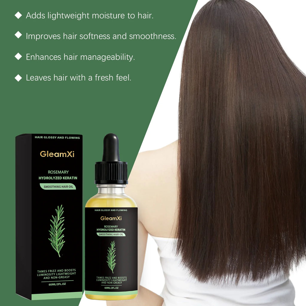 Rosemary Hair Growth Serum Reduce Loss Regrowth Repair Frizzy Damaged Hair Scalp Soothing Nourish Hair Regrowth For Men Women
