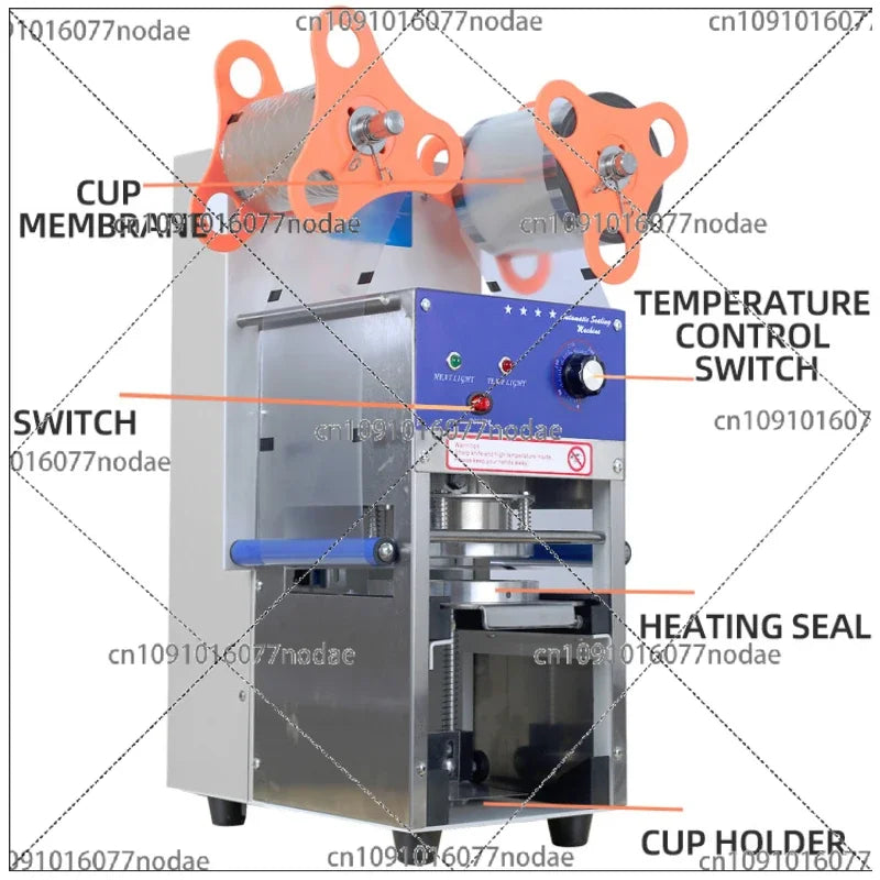 High Quality 98mm 95mm 90mm 75mm 60mm 95 90 Mm Mini Small Boba Juice Semi Auto Automatic Cup Sealing Machine Sealer