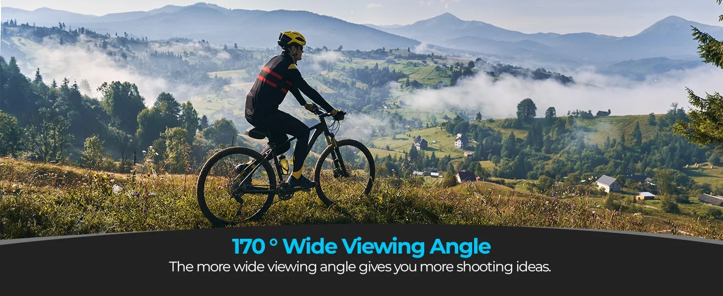 4K WiFi Action Camera Mini Waterproof DV Camcorder Outdoor 1080 Sport Bicycle Helmet Video Recording Cam with Remote Control