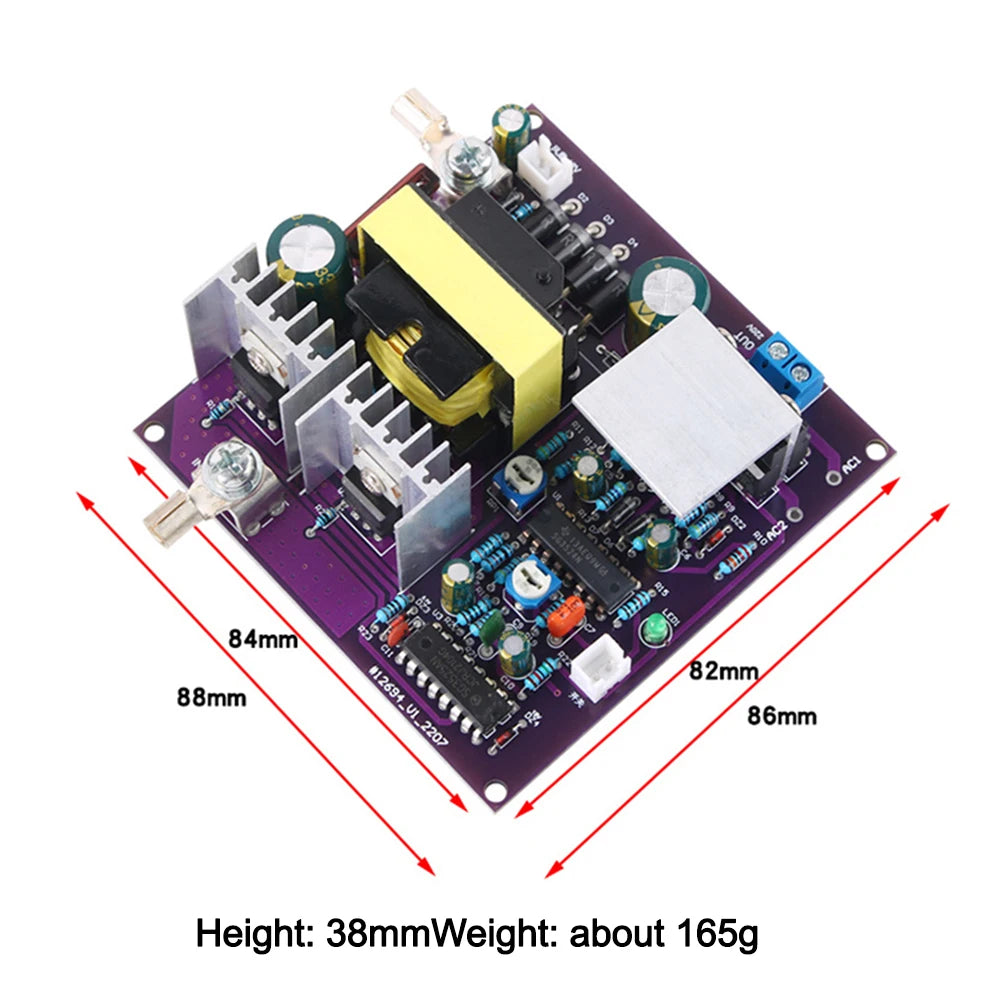 300W Corrected Sine Wave Output 50Hz Inverter 12V To 220V Inverter Power Supply Energy Storage DC-AC Boost Circuit Board