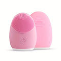 Electric Silicone Facial Cleanser Massager Skincare Massage Tool Beauty Machine Vibration Cleaning Of Pores Self Provided Batter