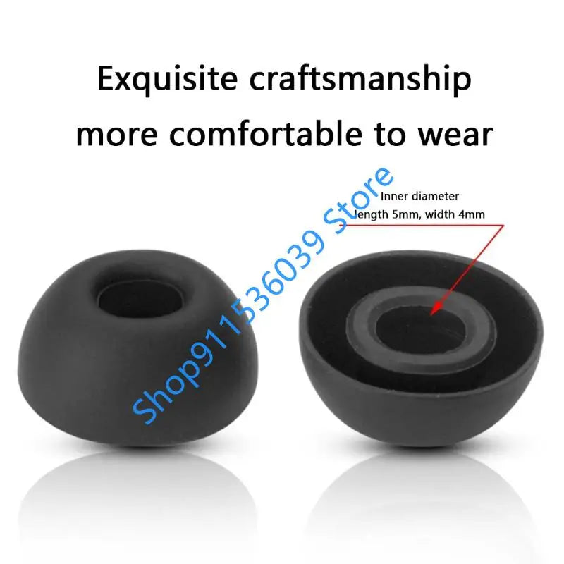 6PCS Silicone Ear Tips for Xiaomi Redmi Buds 6 6Pro 5 5Pro 4 4Pro Earphone Eartips Ear Pads Caps Noise Cancelling Ear Plugs
