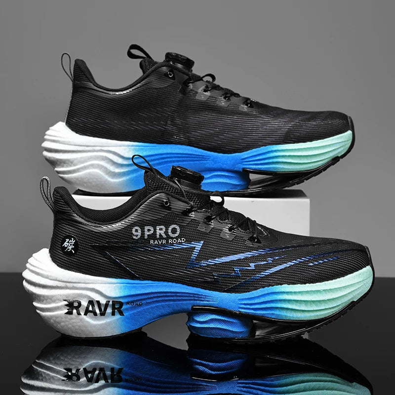 2025 New Men's Running Shoes Cushioning Carbon Plate Racing Marathon Athletic Shoes Comfortable Non-slip Sports Tennis Shoes