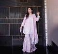 Elegant Rayon Salwar Kameez With Heavy Embroidery Sequin Work Floor-Length Kurti And Dupatta For Wedding Occasion Women