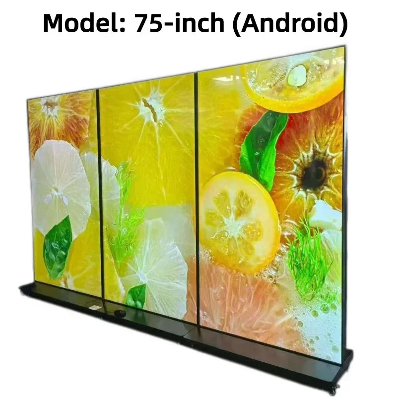 Vertical Full-screen LCD Advertising Machine with A Fixed Large-sized High-definition Screen for Commercial Signage Display