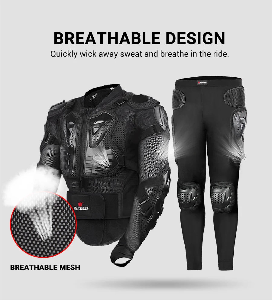 Motorcycle Armor CE Certification Motocross Chest Back Protector Moto Protection Body Armor Riding Motocross Jacket Protective