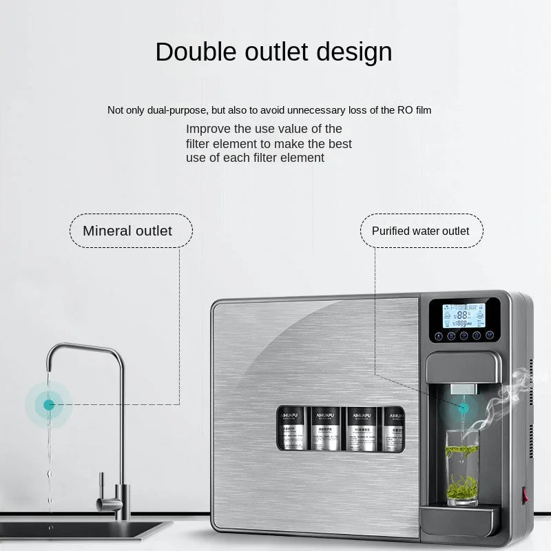 Home Appliance Free Installation Countertop Alkaline Water Purifier Dispenser RO Water Filter
