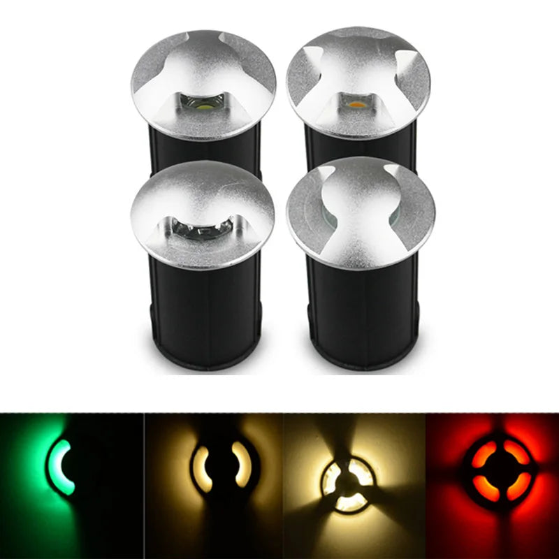 Outdoor Lighting 10W 6W 3W Garden Yard Step Stairs Floor Deck LED Recessed Inground Lamps LED Underground Spotlight AC220V 110V