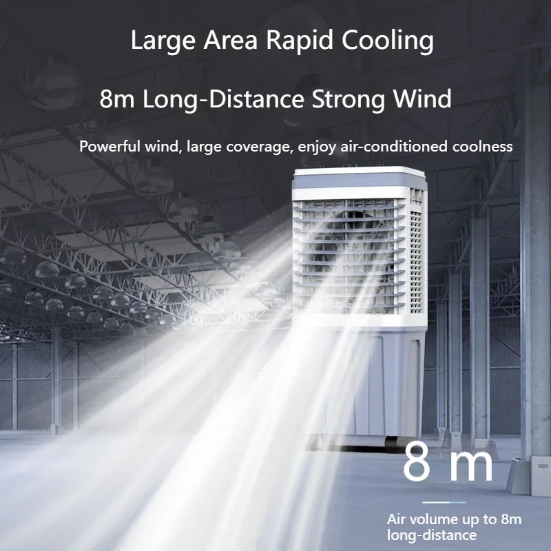3-in-1 Portable Evaporative Air Cooler 25L Large Water Tank Cooling Fan with Remote Control for Home Office Workshop 110V/220V