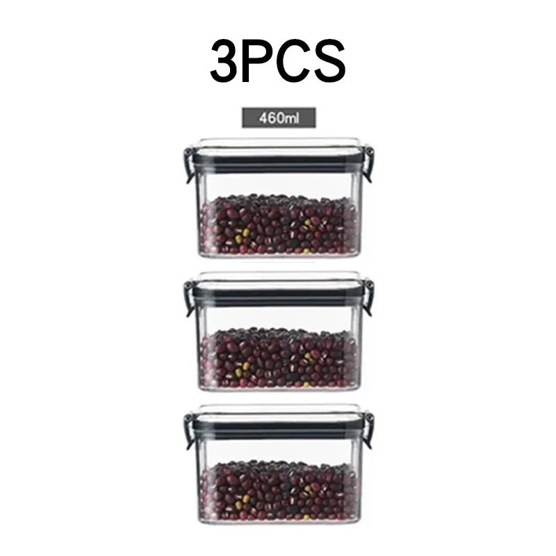 Kitchen Food Storage Containers Organizers for Pantry Fridge Organizer Jars With Lid Plastic Storage Container Spices Boxes