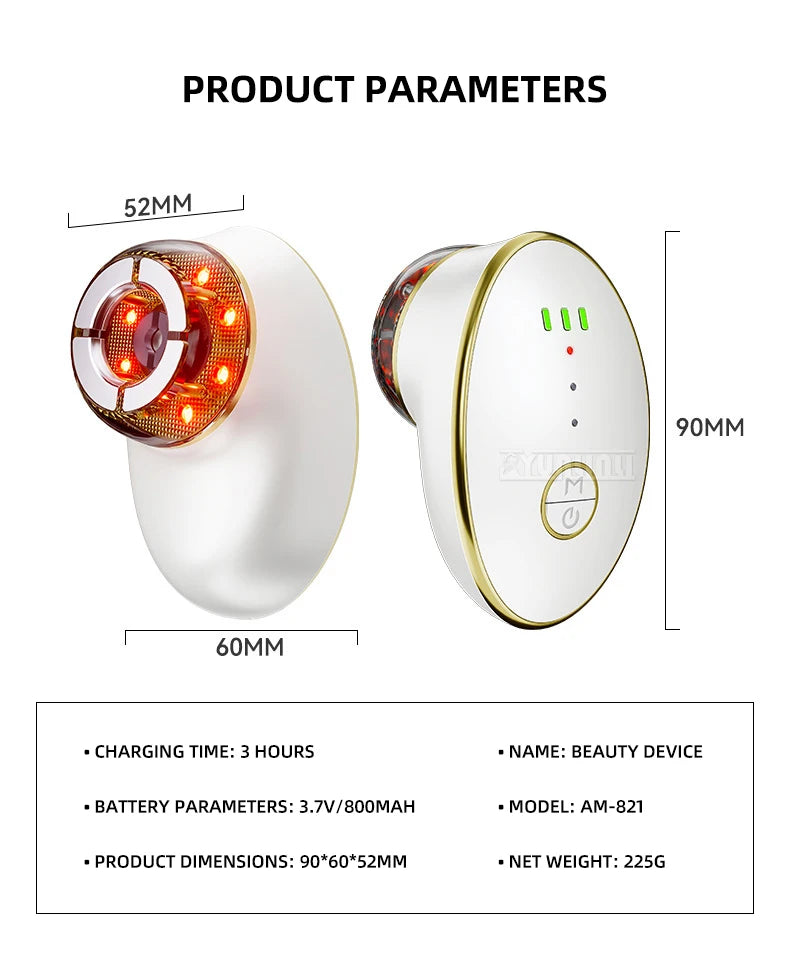 Variable Frequency Colored Light Micro-Current Introduction Massage Device for Relaxation And Skin Care