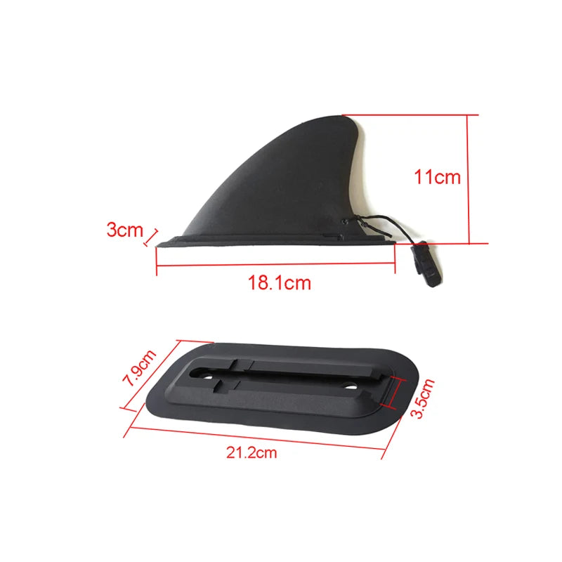 4 Models Surf Water Wave Fin SUP Accessories Stablizer Inflatable Stand Up Paddle Board Surfboard Slide-in Central Fin Side Fin