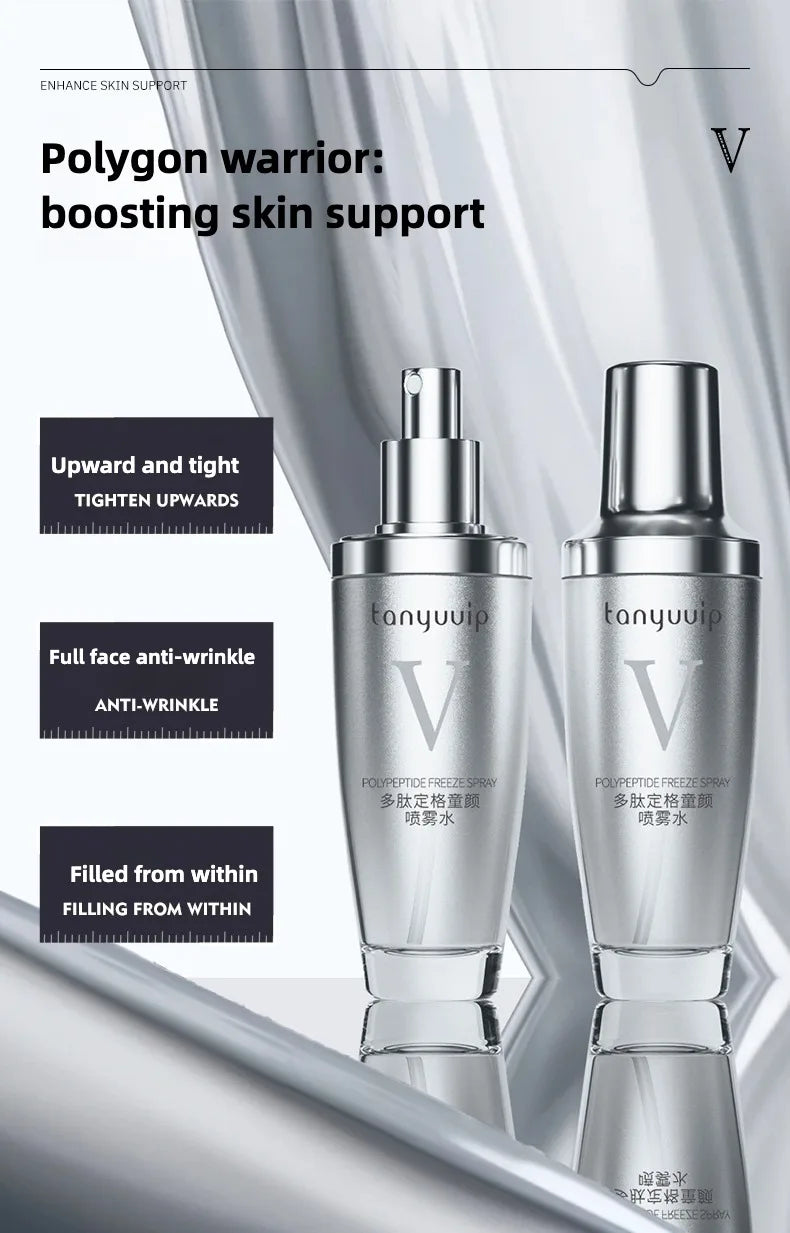 Peptide Anti-Wrinkle Moisturizing Serum Reduces Fine Lines Repairs Skin Hydrates  Brightens Anti-Aging Firming Skincare Product