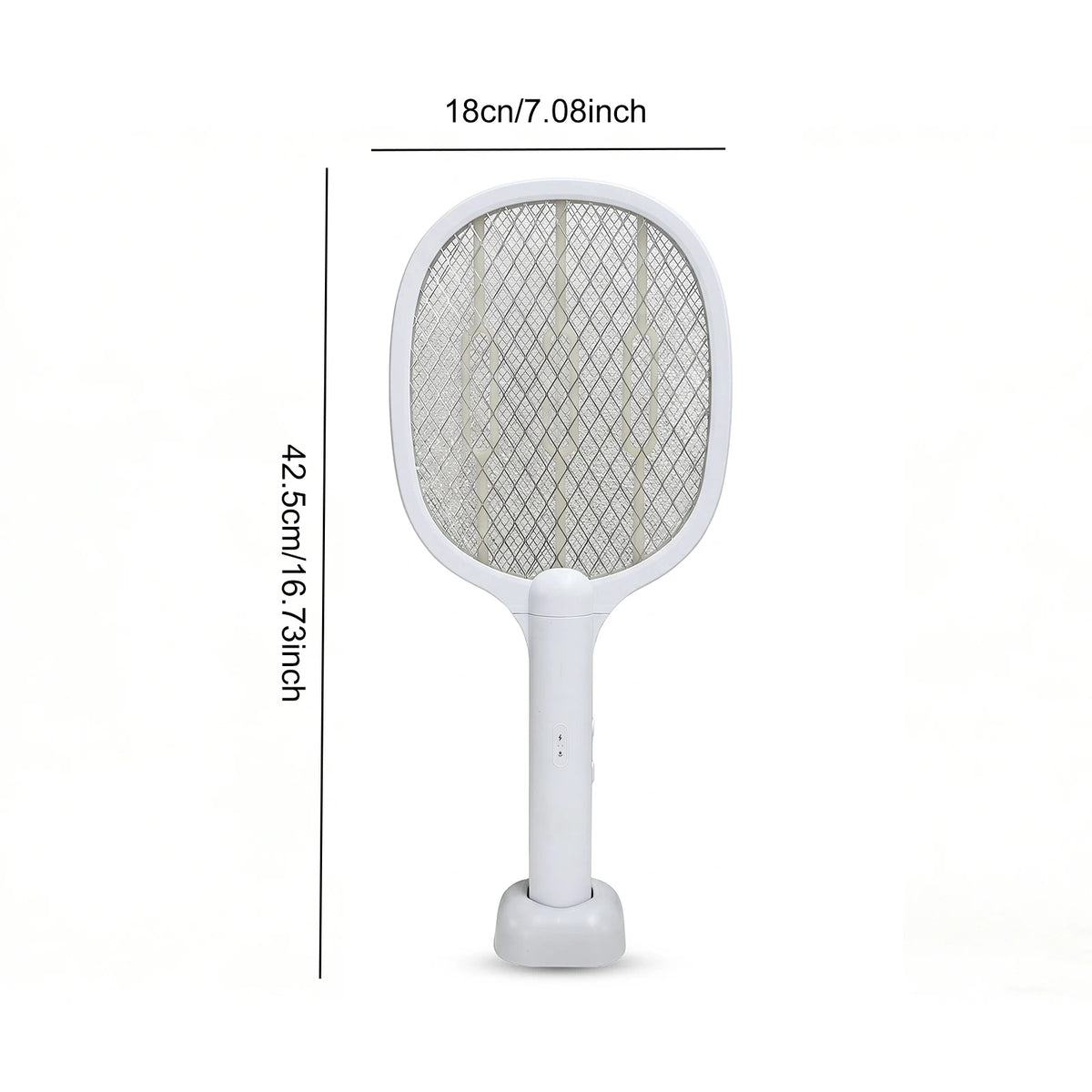 2 In 1 Electric Mosquito Swatter Mosquito Killer Lamp Killer Insect Killer 3000V USB Rechargeable Mosquito Killer Fly Killer
