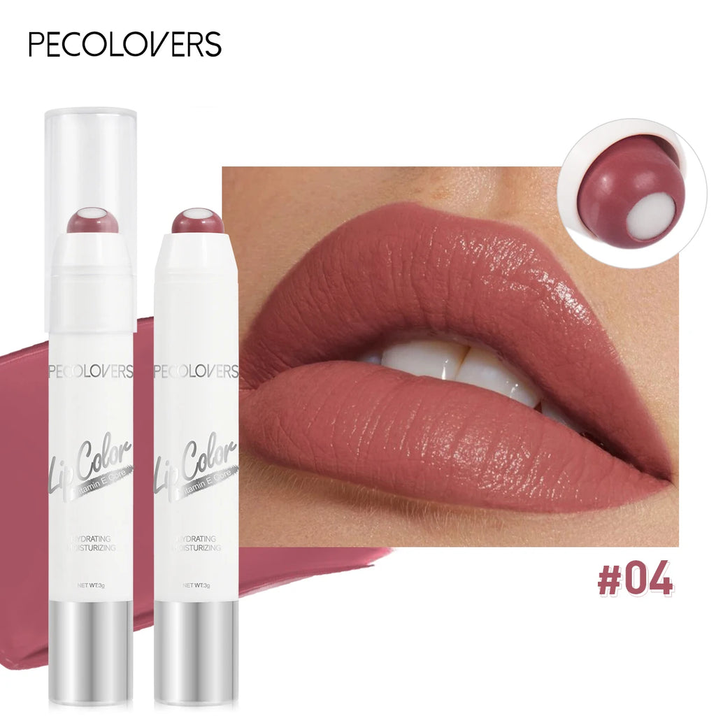 6 Colors Lipstick Pen Waterproof Red Lipstick Non-stick Cup Makeup Lip Liner Pen Cosmetics