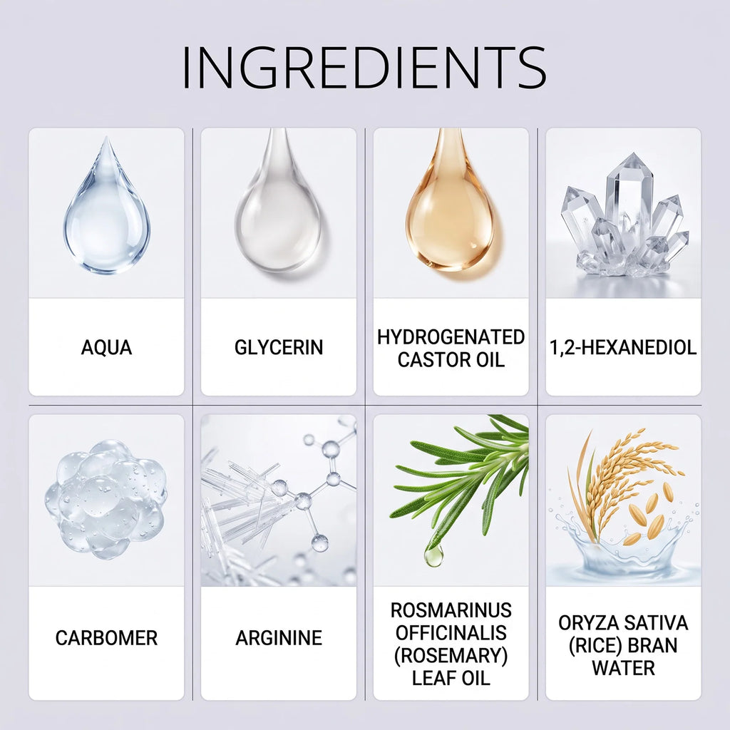 Rosemary & Rice Water Hair Spray 100%natural extracts lightweight & non-greasy Leaves hair softer smoother and healthier-looking