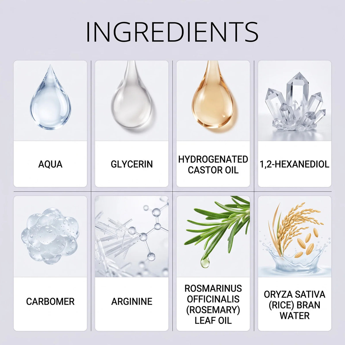 Rosemary & Rice Water Hair Spray 100%natural extracts lightweight & non-greasy Leaves hair softer smoother and healthier-looking
