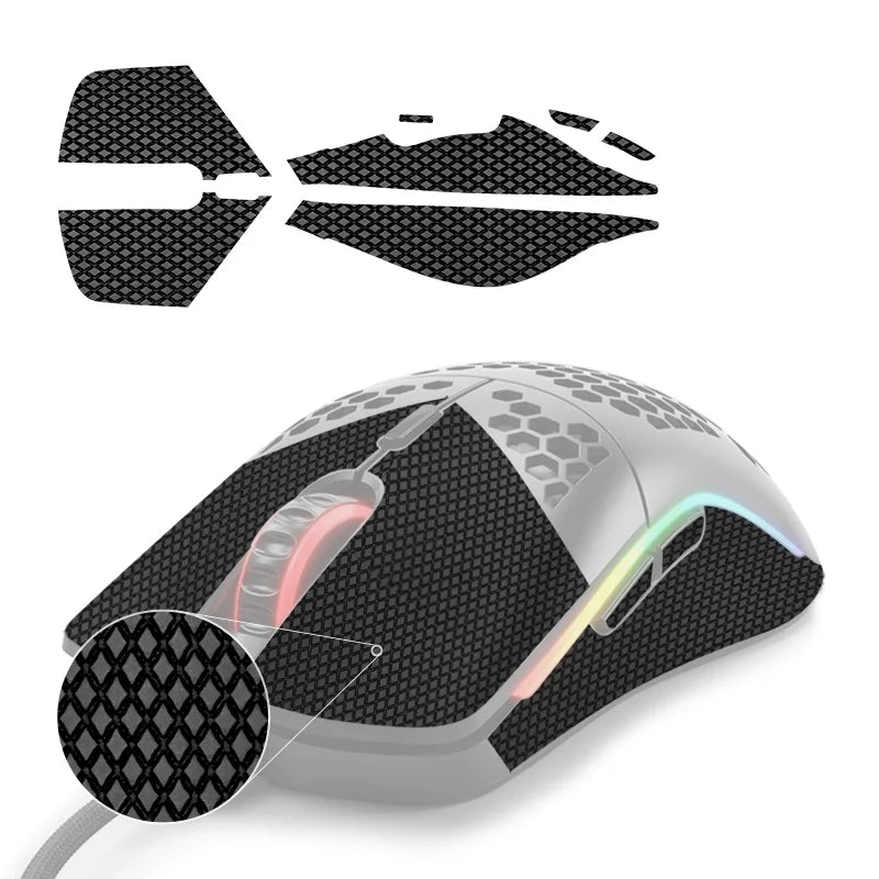 Hotline Games 2.0Plus Mouse Anti-Slip Grip Tape for glorious model O- Minu,Grip Upgrade,Moisture Wicking,Pre Cut,Easy to Apply