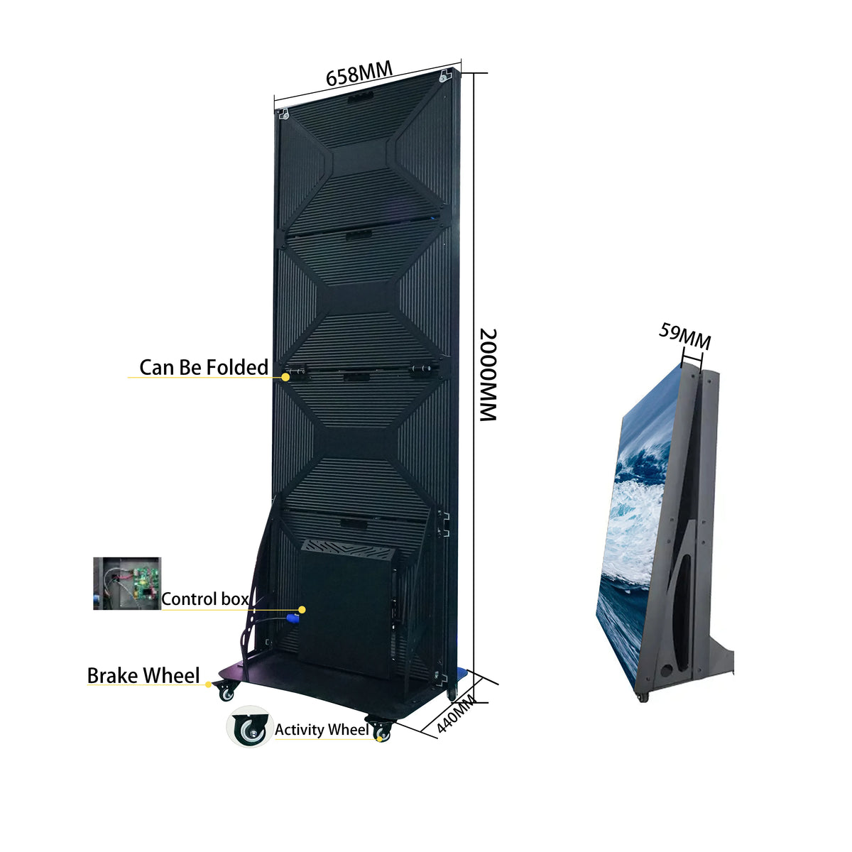 Customizable Factory Wholesale Indoor P2.5 Led Poster Display Led Wall Customized LED Video Display Iposter