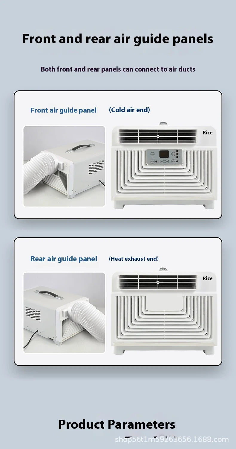 Portable Camping Tent Air Conditioner Low Noise Mini Air Conditioning For Bedroom Motorhome Camper Van Truck 110V-220V