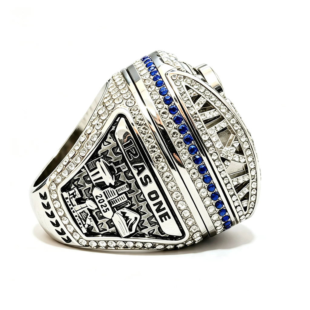 New 2025 Championship Style Ring accessories Stainless Steel Alloy rugby Fan Collectible Jewelry fans gift