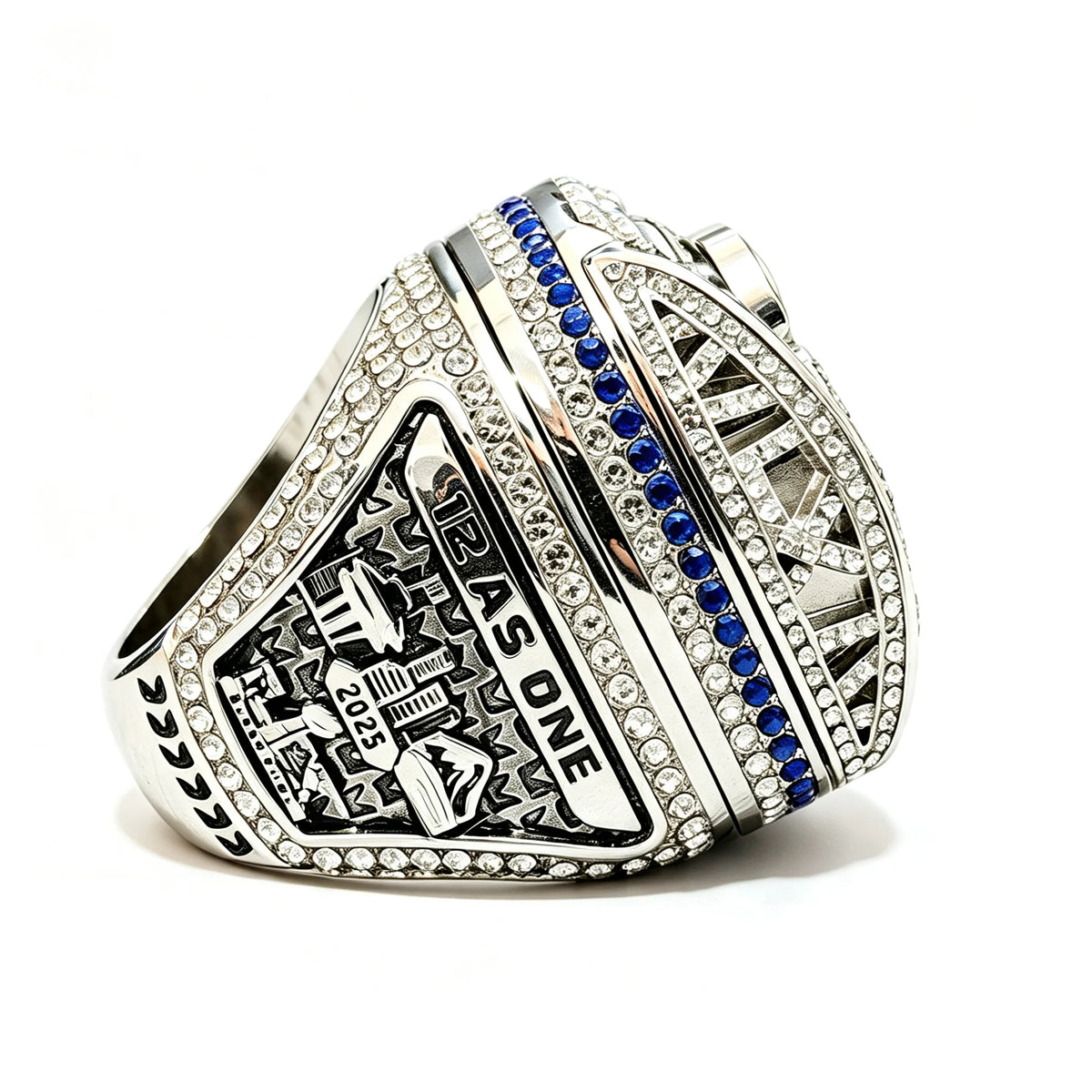 New 2025 Championship Style Ring accessories Stainless Steel Alloy rugby Fan Collectible Jewelry fans gift