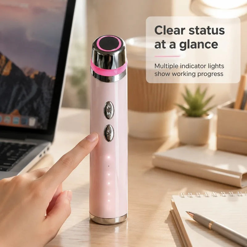 Handheld Rechargeable Skin Care Beauty Device, Gentle Lifting for Eye & Face, Daily Massage Care Tool