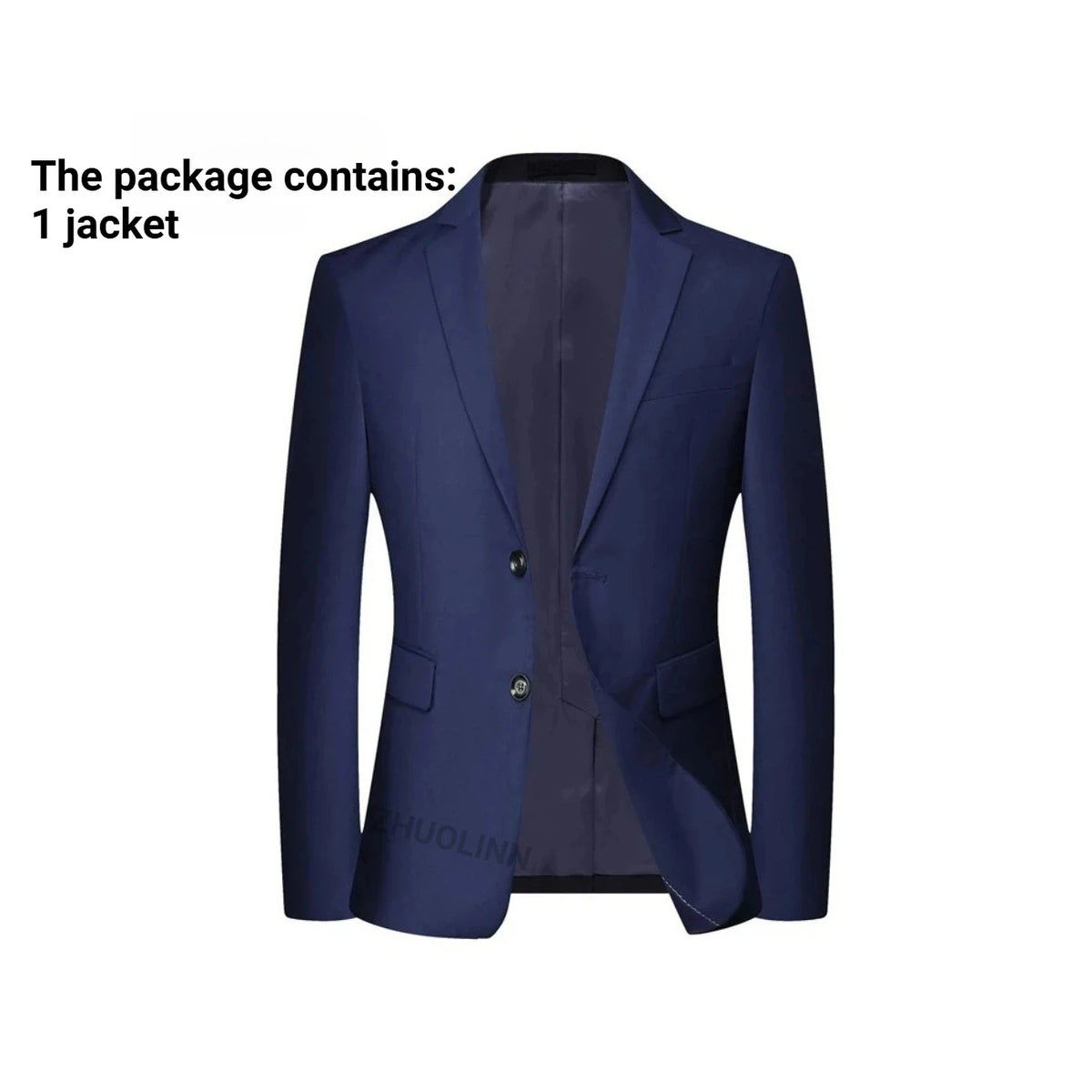 Notched Lapel Men Suit Wedding Elegant 2 Pieces Set Jacket Pants Slim Fit Single Breasted Formal Business Tuxedo Office Blazer