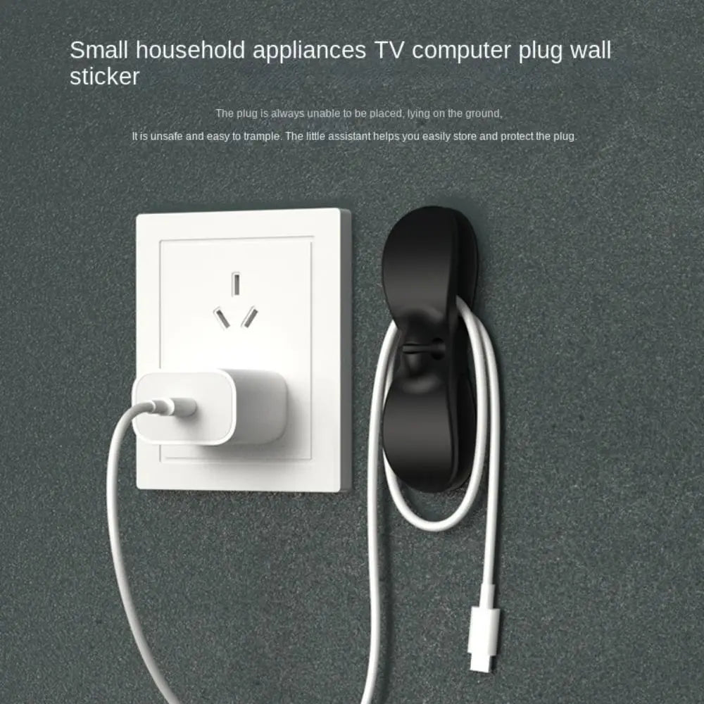 Kitchen Appliances Cable Management Clips Kitchen Wall Hanging Cord Winder Organizer Bobbin Winder Wire Fixer Clips Holder