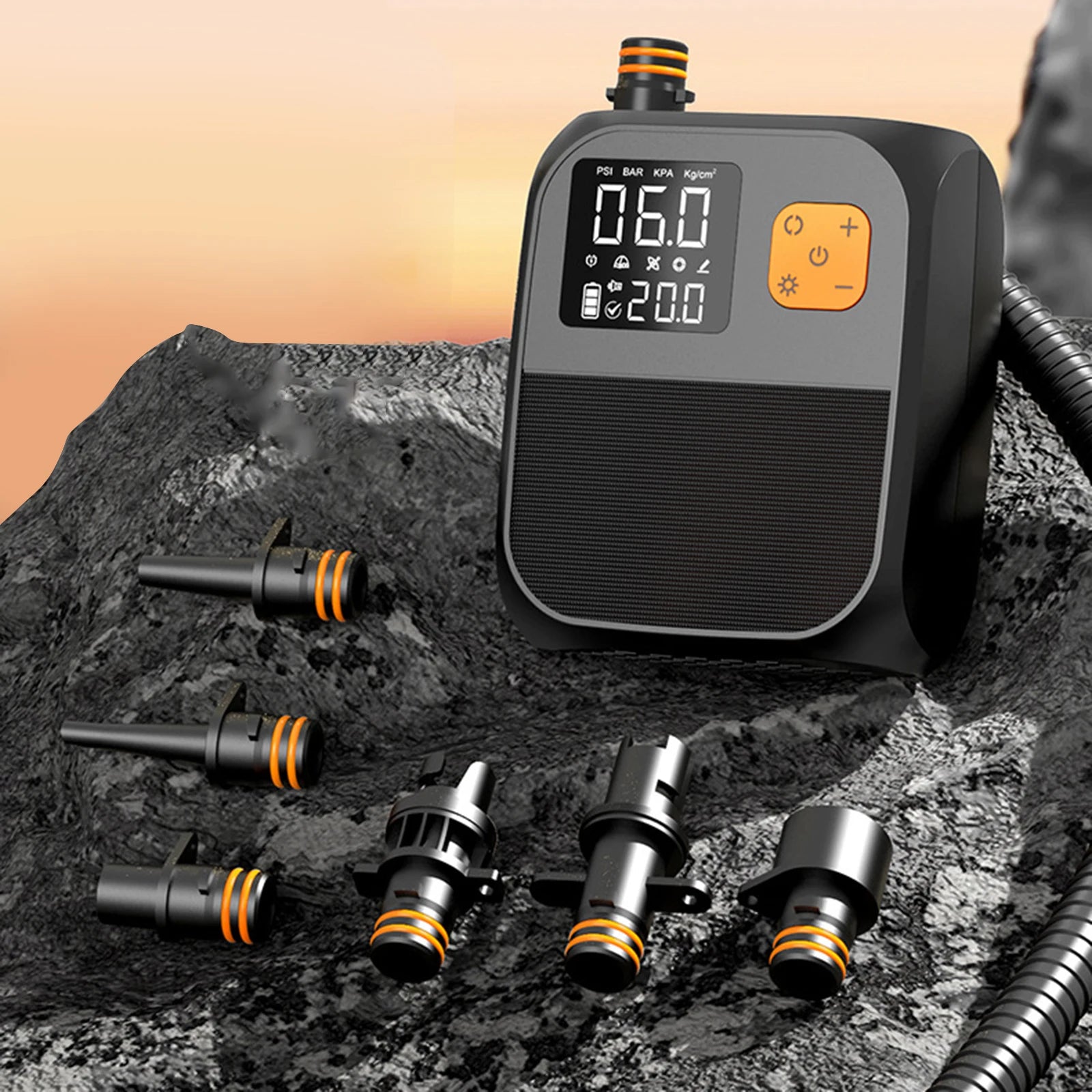SUP Air Pump Rechargeable Electric Paddle Board Pump 25PSI SUP Pump for Inflatable Stand Up Paddle Board Kayaks Boats