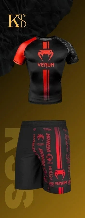 Best-selling Men's and Women's Outdoor Sports Casual Short-sleeved Short-pants Sets; Martial Arts and Boxing Clothing