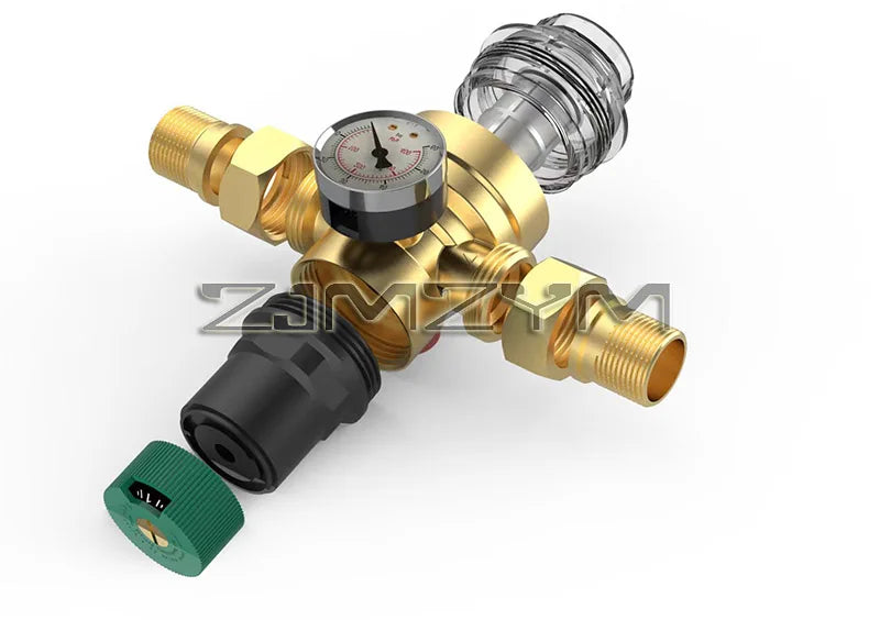 Adjustable Pressure Reducing Valve With Gauge Pressure Regulator Valve Pressure Regulating Valve For Water 감압밸브/регулятор давлен