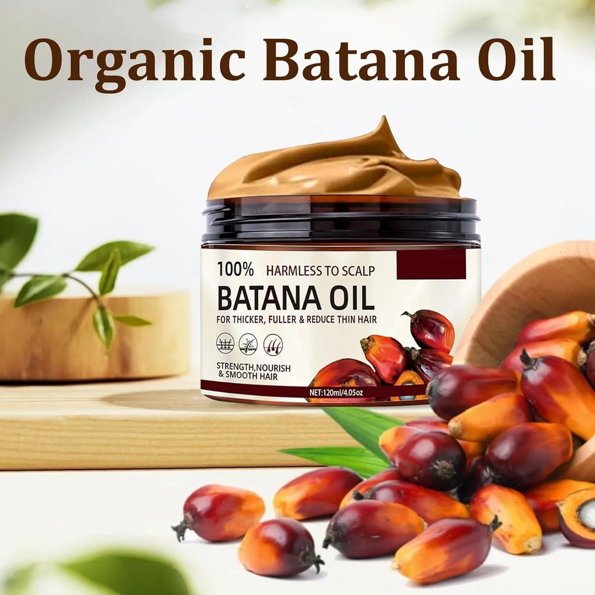 Batana Oil Hair Care Product Clean Supple Hair Care Lotion Soften Hair Reduce Rough Hair Split Increase Hair Elasticity HairCare