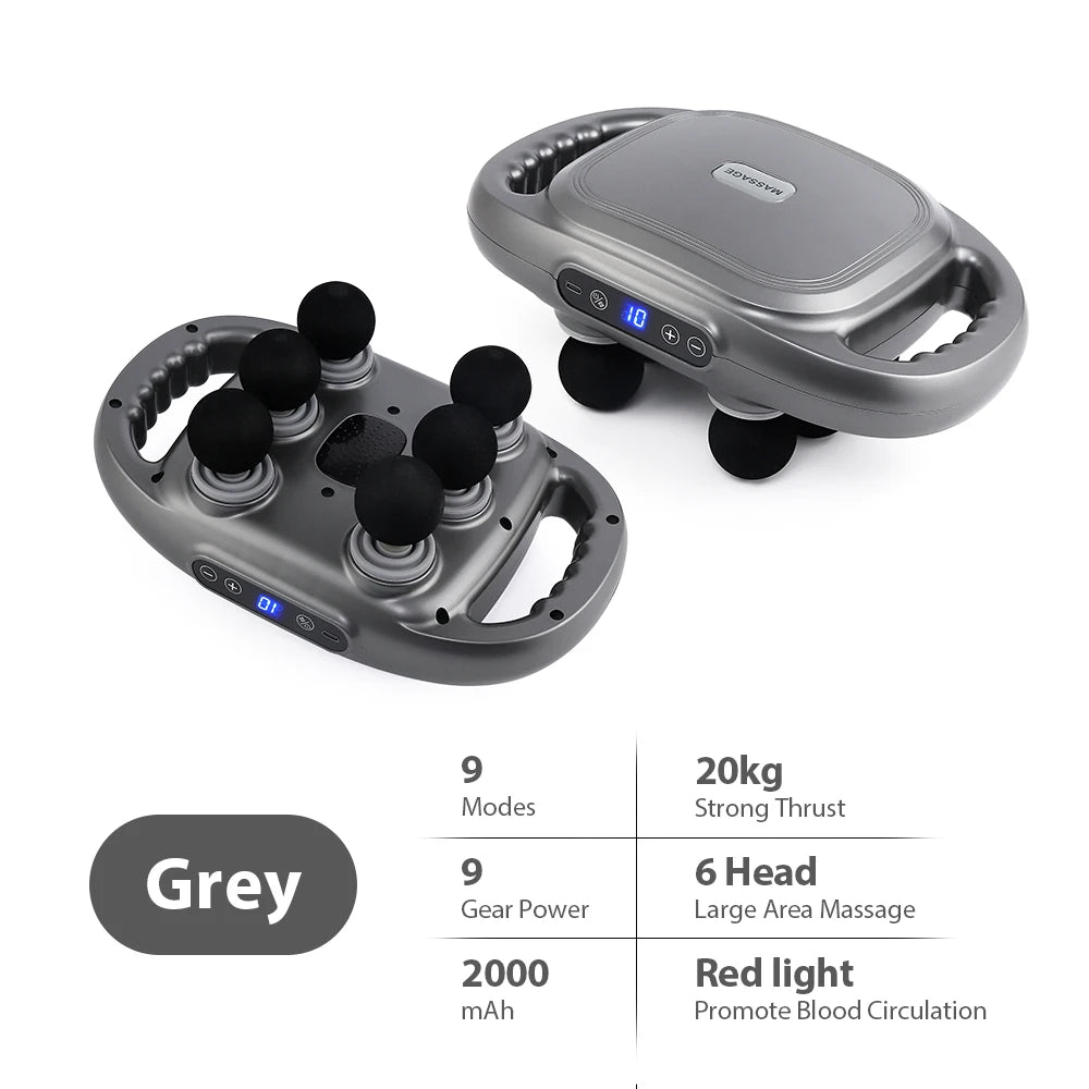 66-head Fascia Gun High Frequency Vibration Body Massage Gun Back Massager Waist Massager Neck Shoulder Thigh Fascia masajeador