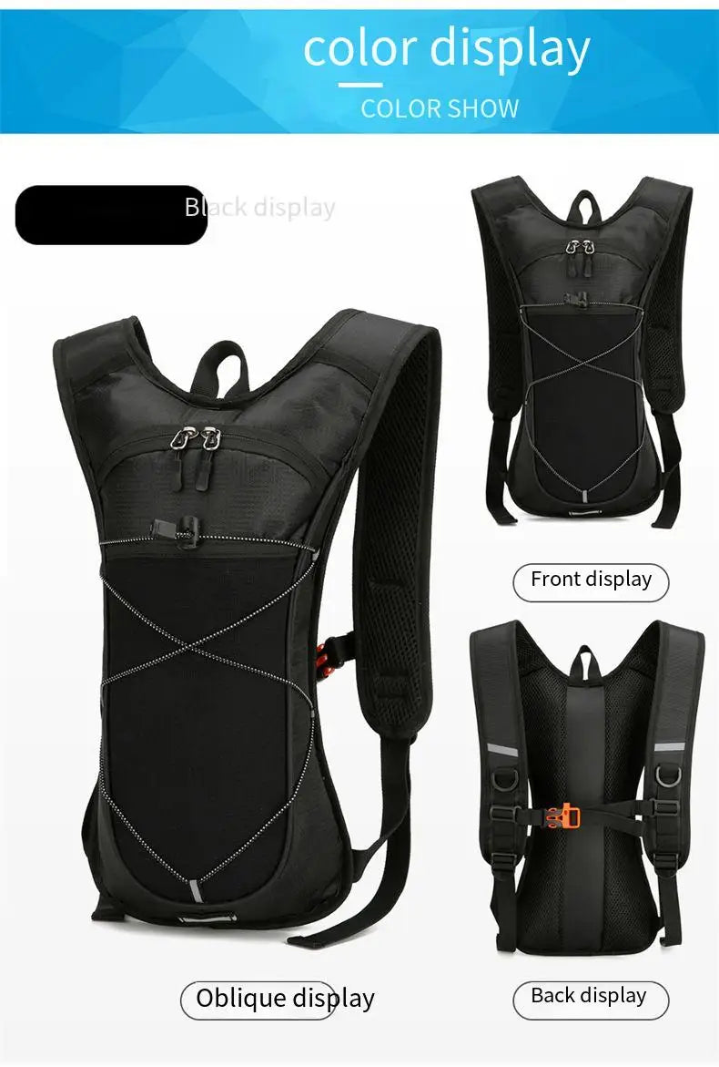 Outdoor Sports Cycling Backpack Mountaineering Hiking Bag Water Bag for Trekking Running Backpacks Travel Dual-Shoulder Bag