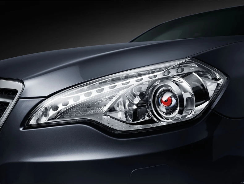 3-inch Devil's Eye Car Accessories Headlights Led Lenses Retrofit Kits Assembly LED Auto Dynamic Lights 12V With Remote Control