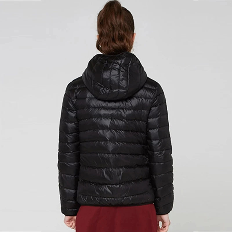 Spring Autumn Women Jackets 2024 Winter Female White duck down Jacket Fashion Ultralight Women Parka Packable Casual Puffer Coat